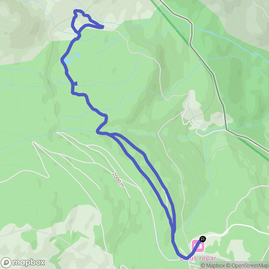 Guils de Cerdanya : carte du parcours de randonnée - Spain