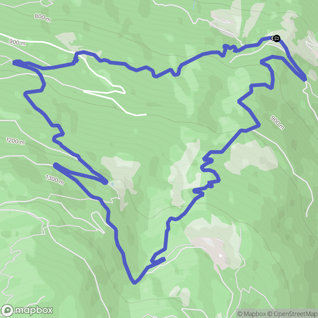 Marlengo : carte du parcours de randonnée - Italy