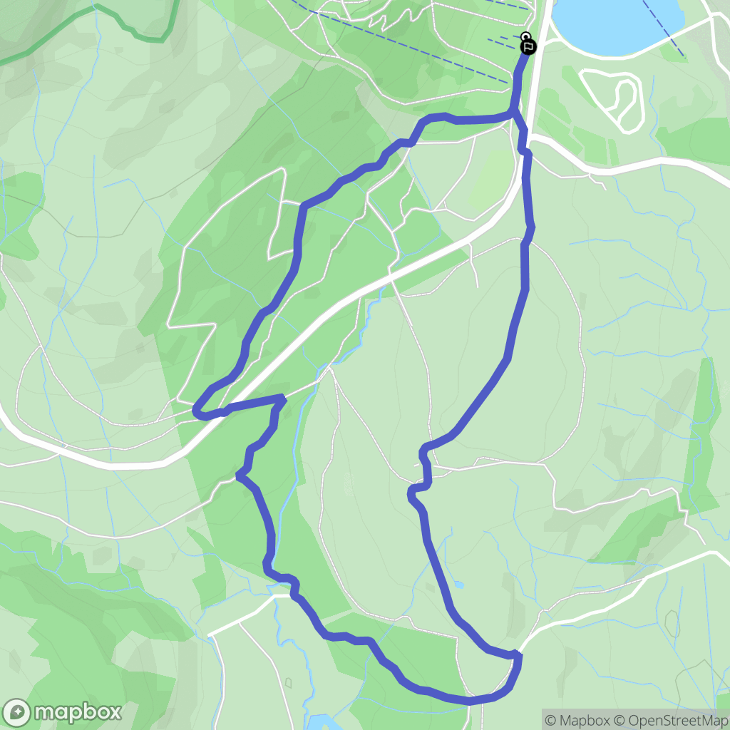 Besse-et-Saint-Anastaise : carte du parcours de randonnée - France