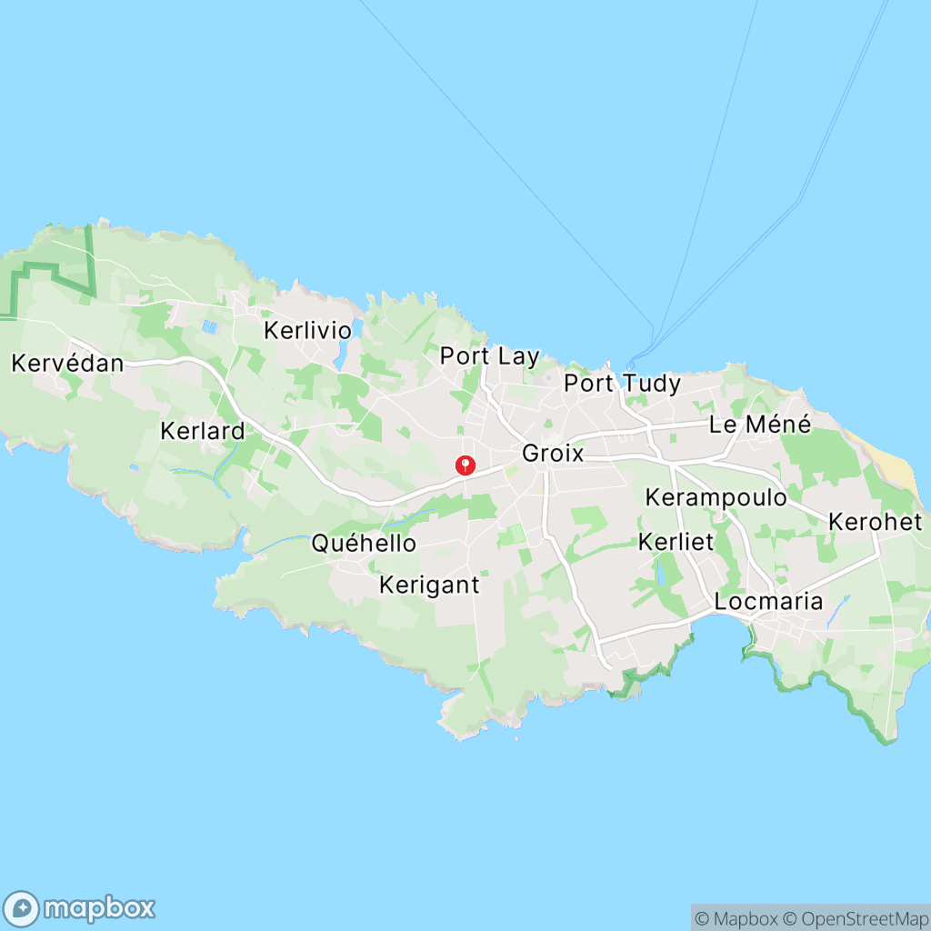 Carte de la zone de délimitation de randonnee-ile-de-groix-morbihan