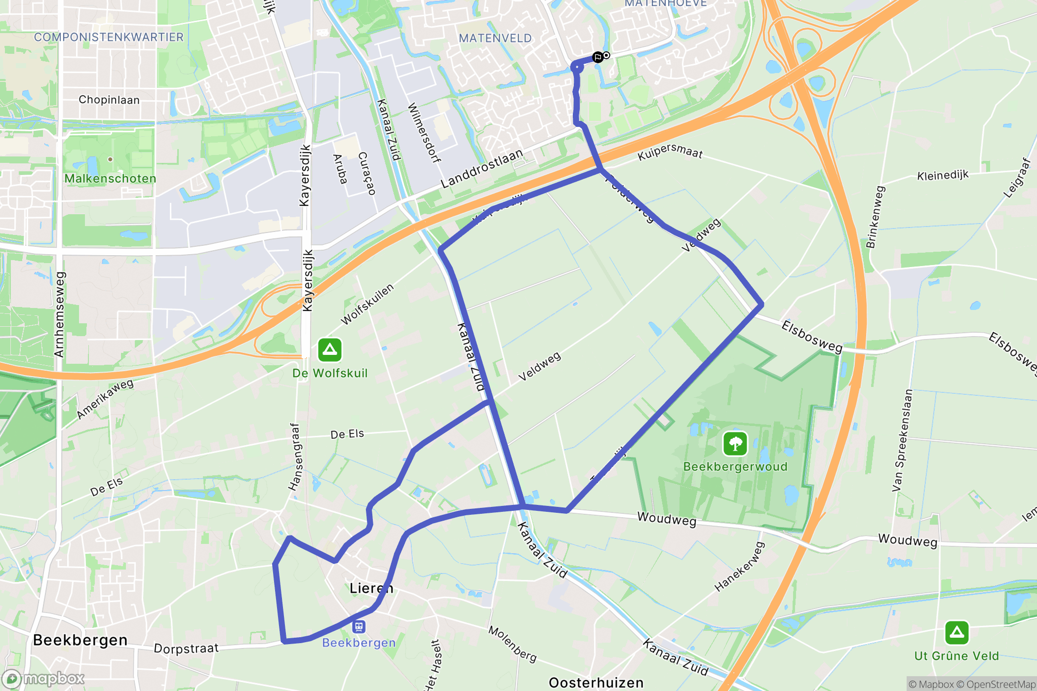 Apeldoorn: routekaart voor buitenactiviteiten - Netherlands