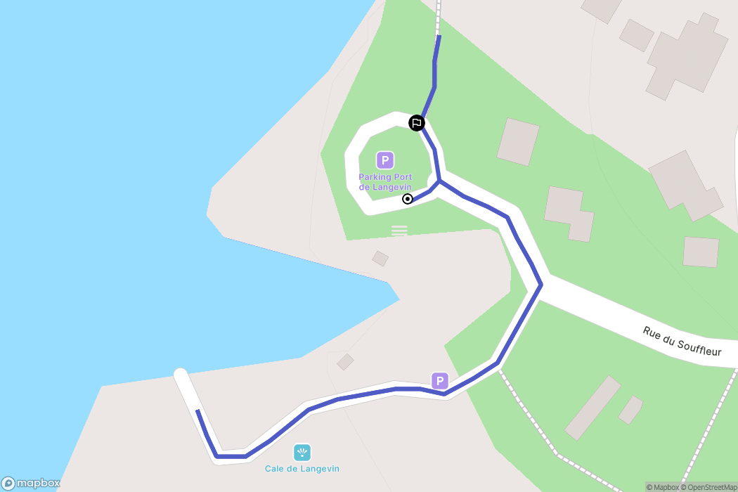Saint-Joseph : carte du parcours de randonnée - France