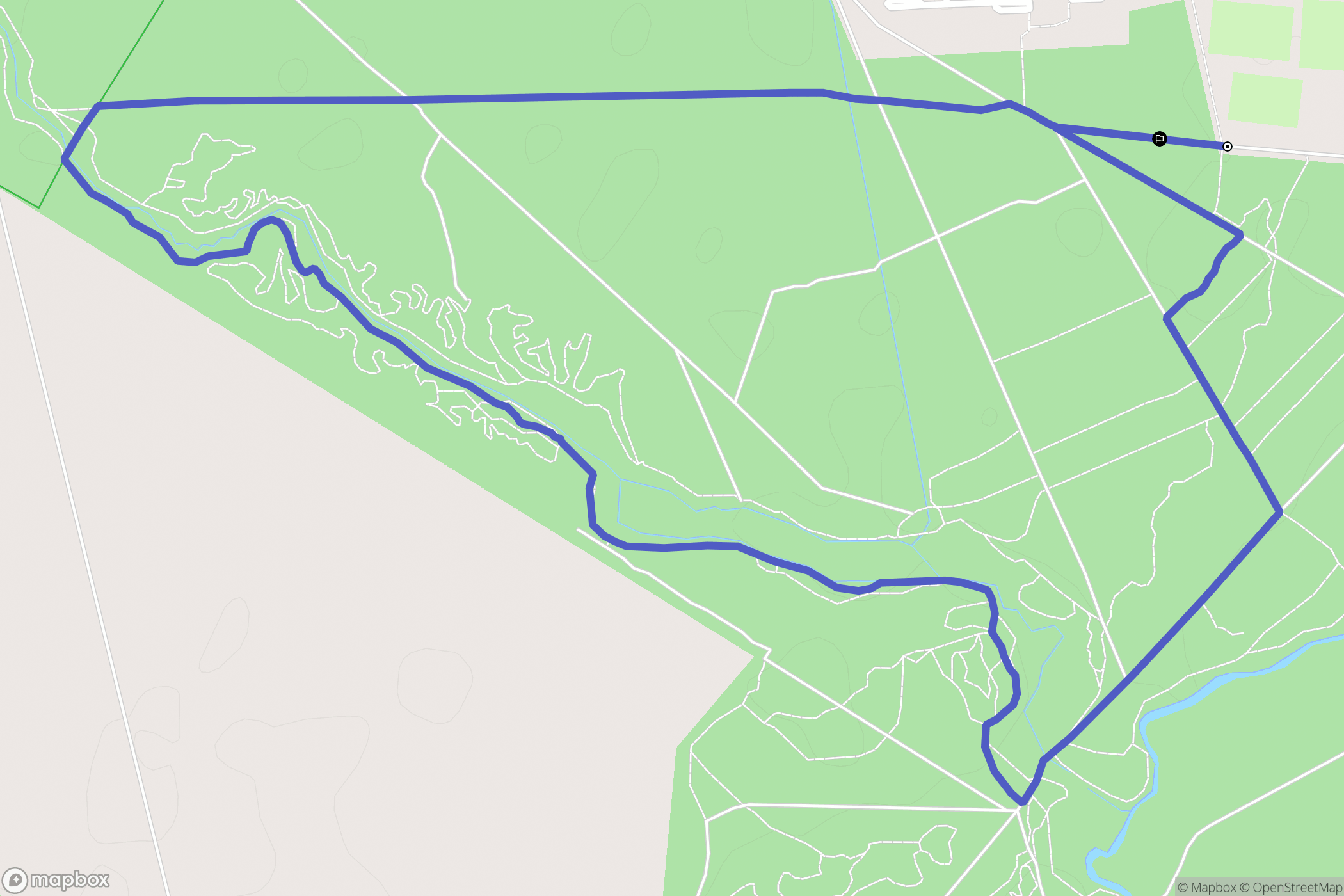 Saint-Médard-en-Jalles : carte du parcours de randonnée - France