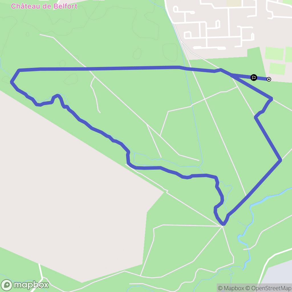 Saint-Médard-en-Jalles : carte du parcours de randonnée - France