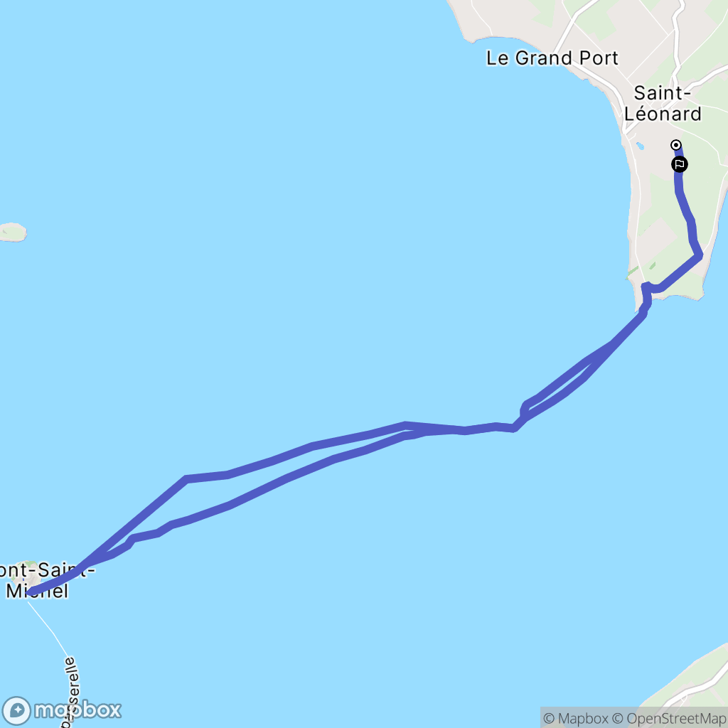 Vains : carte du parcours de randonnée - France