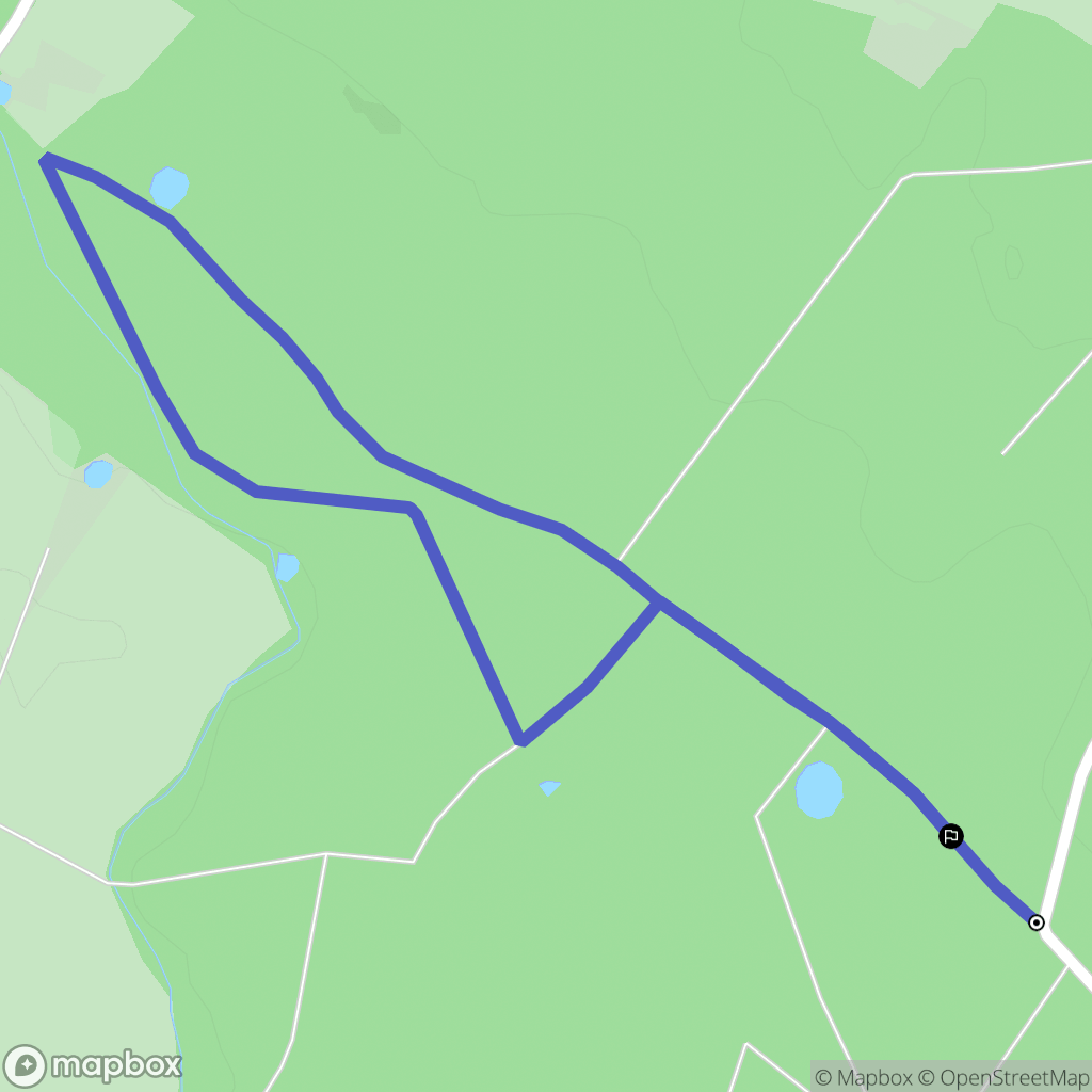 Clairefontaine-en-Yvelines : carte du parcours de randonnée - France