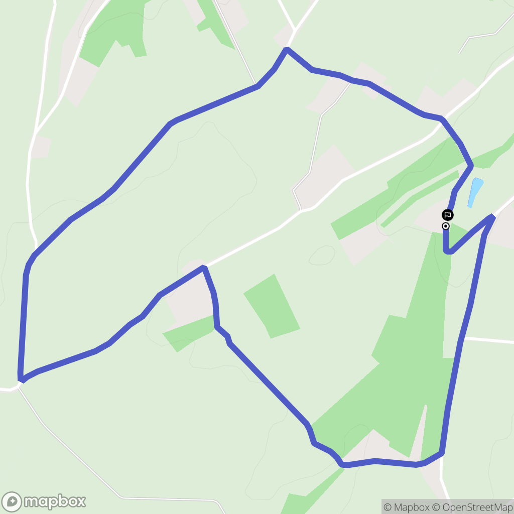 Beaumont-sur-Dême : carte du parcours de randonnée - France