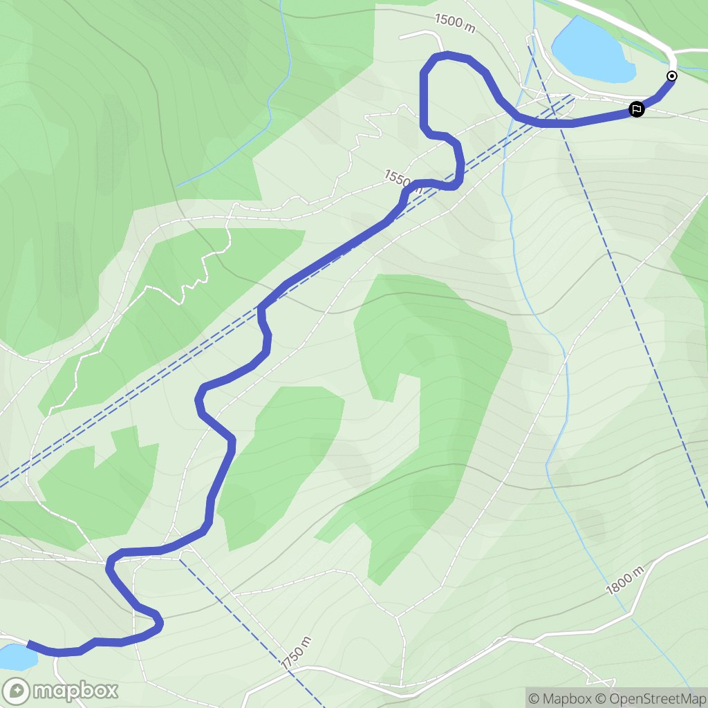 Notre-Dame-de-Bellecombe : carte du parcours de randonnée - France