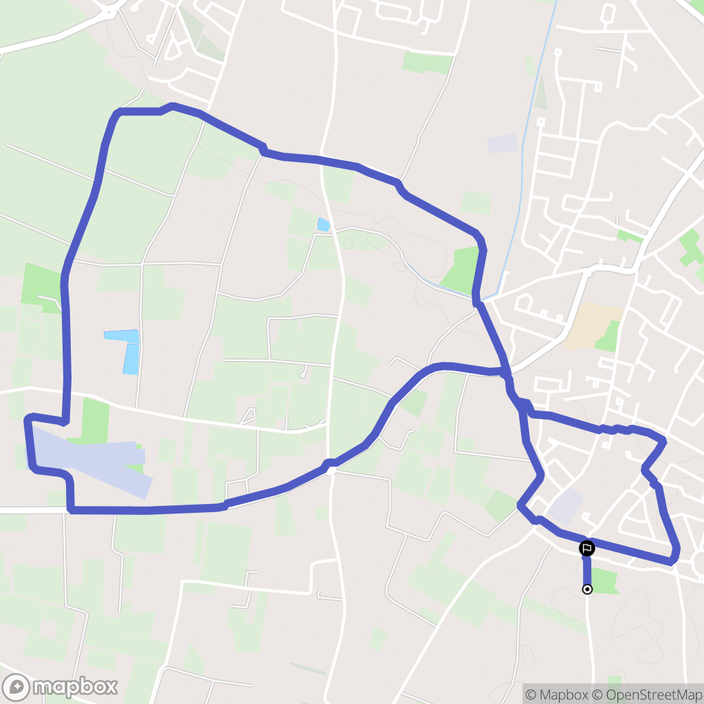 Sérignan : carte du parcours de randonnée - France