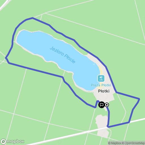 Piła: mapa trasy - Poland