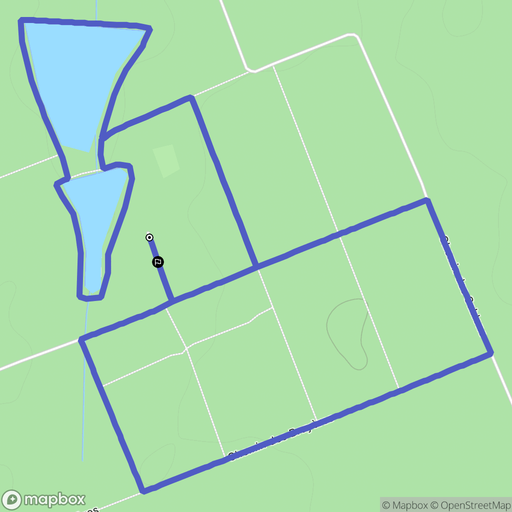 Lignières : carte du parcours de randonnée - France