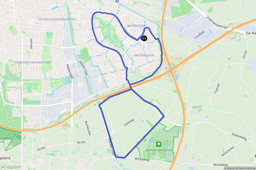 Apeldoorn: routekaart voor buitenactiviteiten - Netherlands