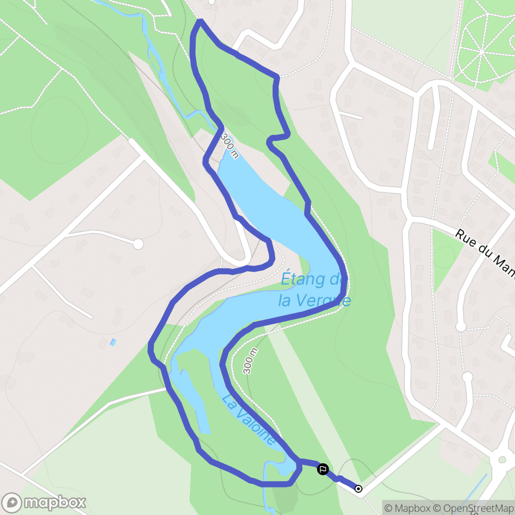 Feytiat : carte du parcours de randonnée - France