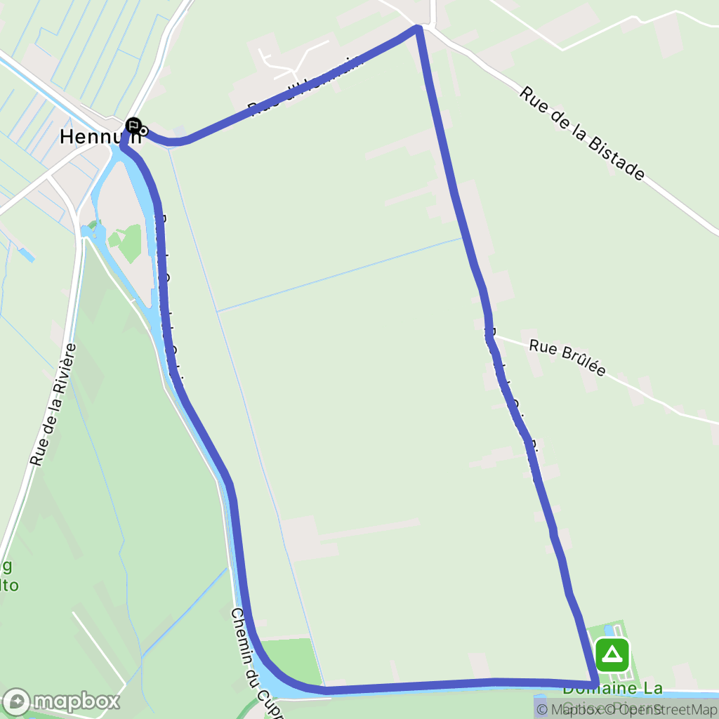 Sainte-Marie-Kerque : carte du parcours de randonnée - France