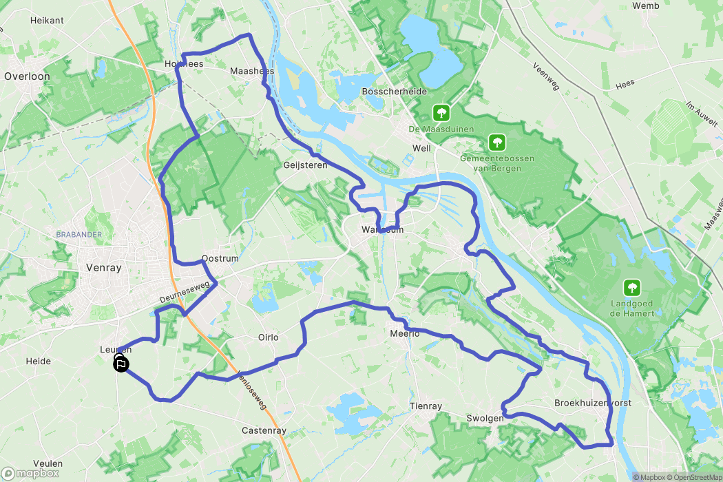 Leunen: routekaart voor buitenactiviteiten - Netherlands