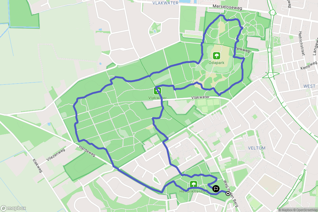 Venray: routekaart voor buitenactiviteiten - Netherlands