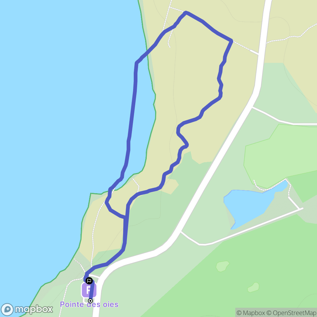Wimereux : carte du parcours de randonnée - France