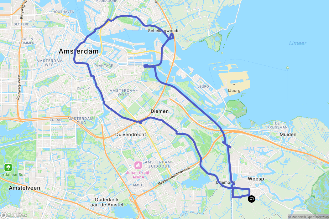 Weesp: routekaart voor buitenactiviteiten - Netherlands