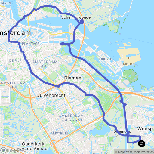 Weesp: routekaart voor buitenactiviteiten - Netherlands