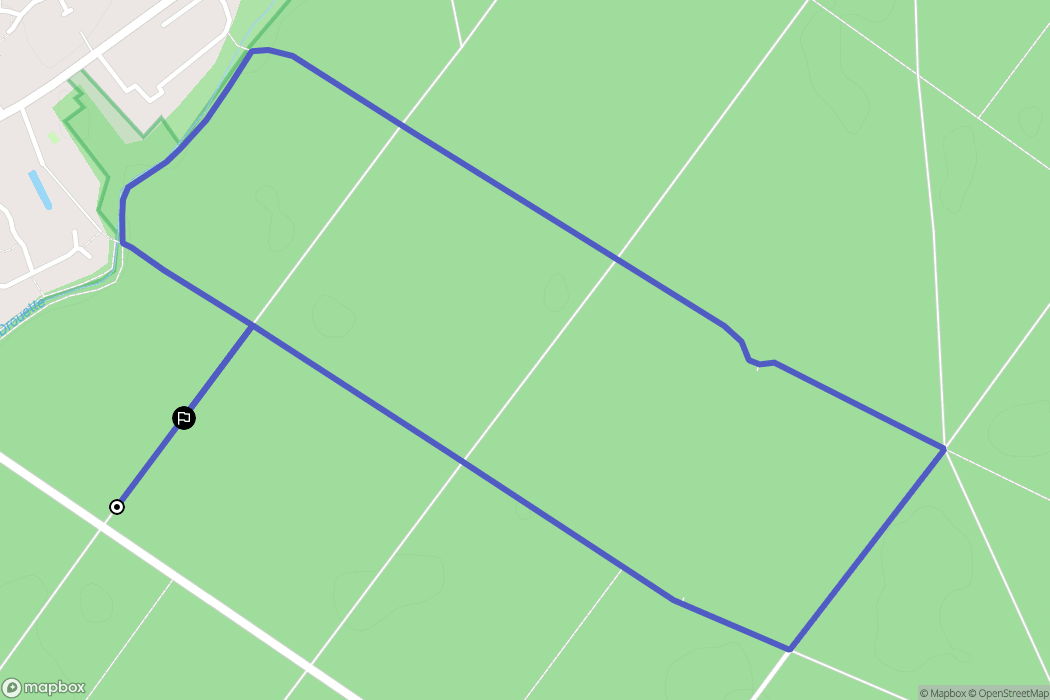 Rambouillet : carte du parcours de randonnée - France
