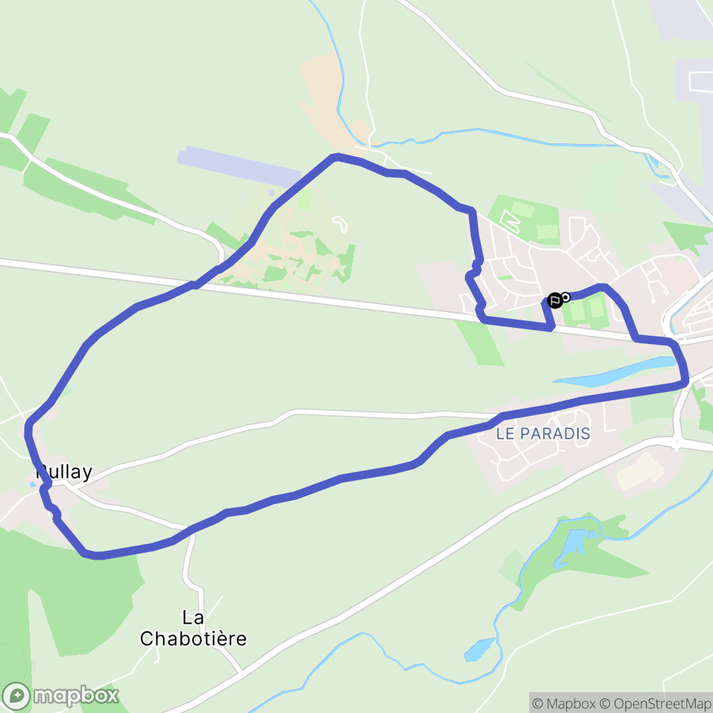 Verneuil d'Avre et d'Iton : carte du parcours de randonnée - France