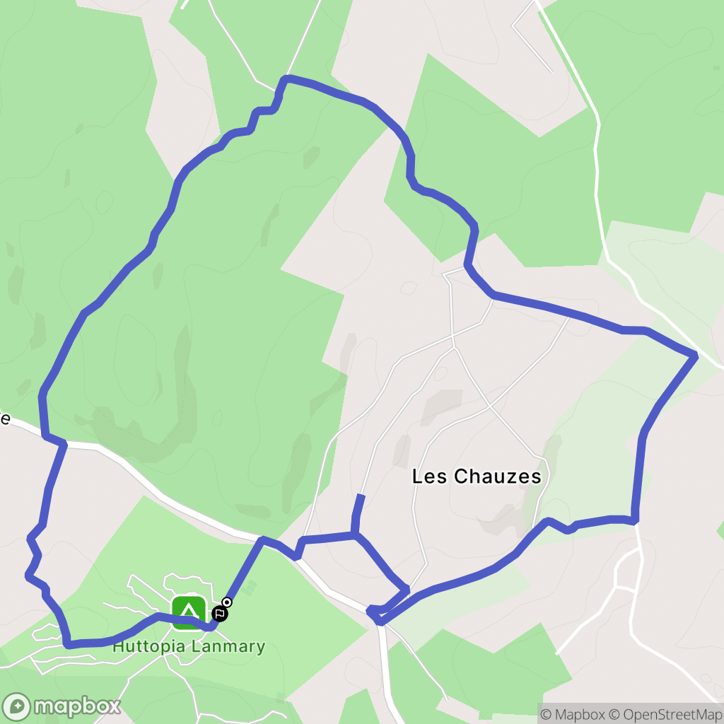 Antonne-et-Trigonant : carte du parcours de randonnée - France