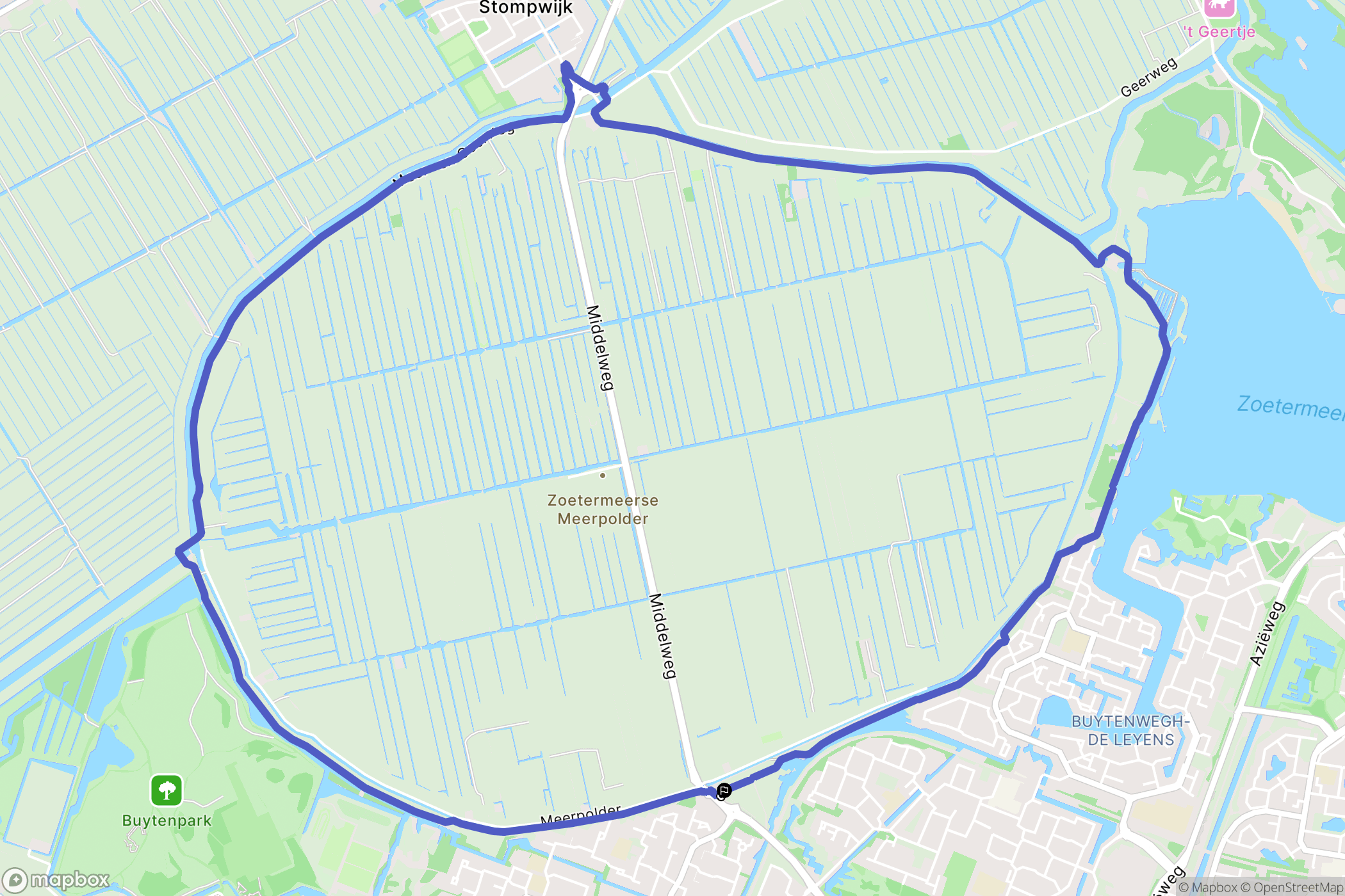 Zoetermeer: routekaart voor buitenactiviteiten - Netherlands