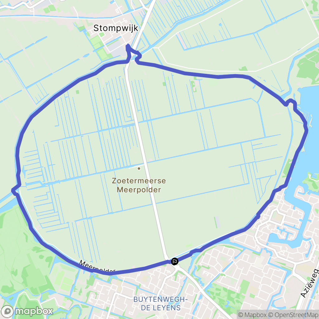 Zoetermeer: routekaart voor buitenactiviteiten - Netherlands