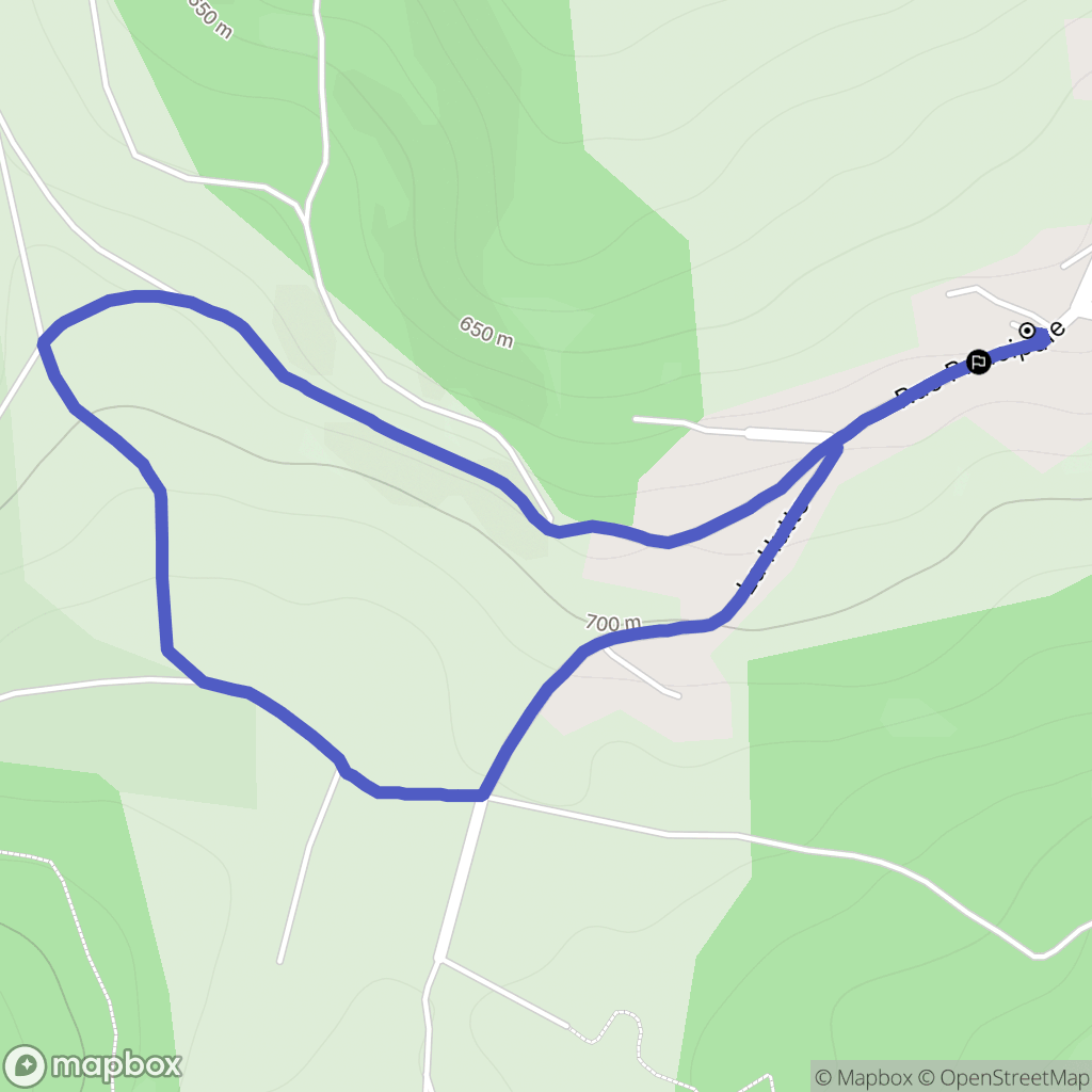 Bellefosse : carte du parcours de randonnée - France