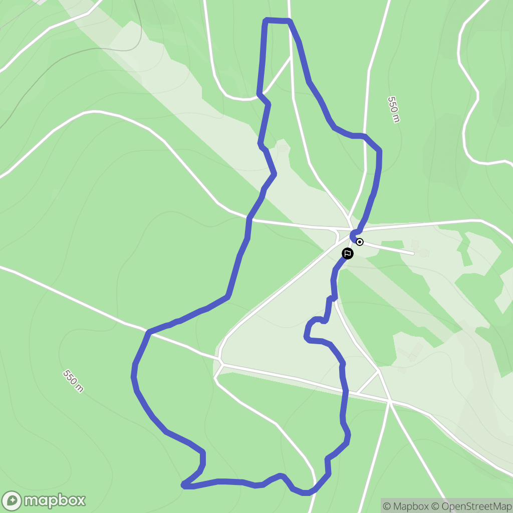 Colroy-la-Roche : carte du parcours de randonnée - France