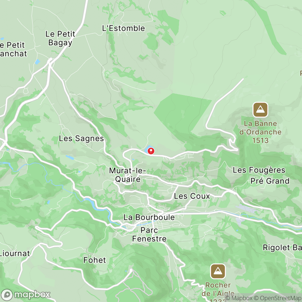 Banne d'Ordanche : carte des parcours de randonnée - France
