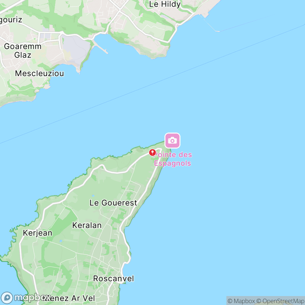Pointe des Espagnols : carte des parcours de randonnée - France
