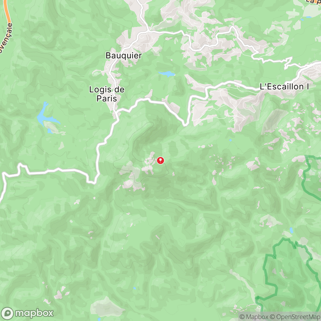 Mont Vinaigre : carte des parcours de randonnée - France