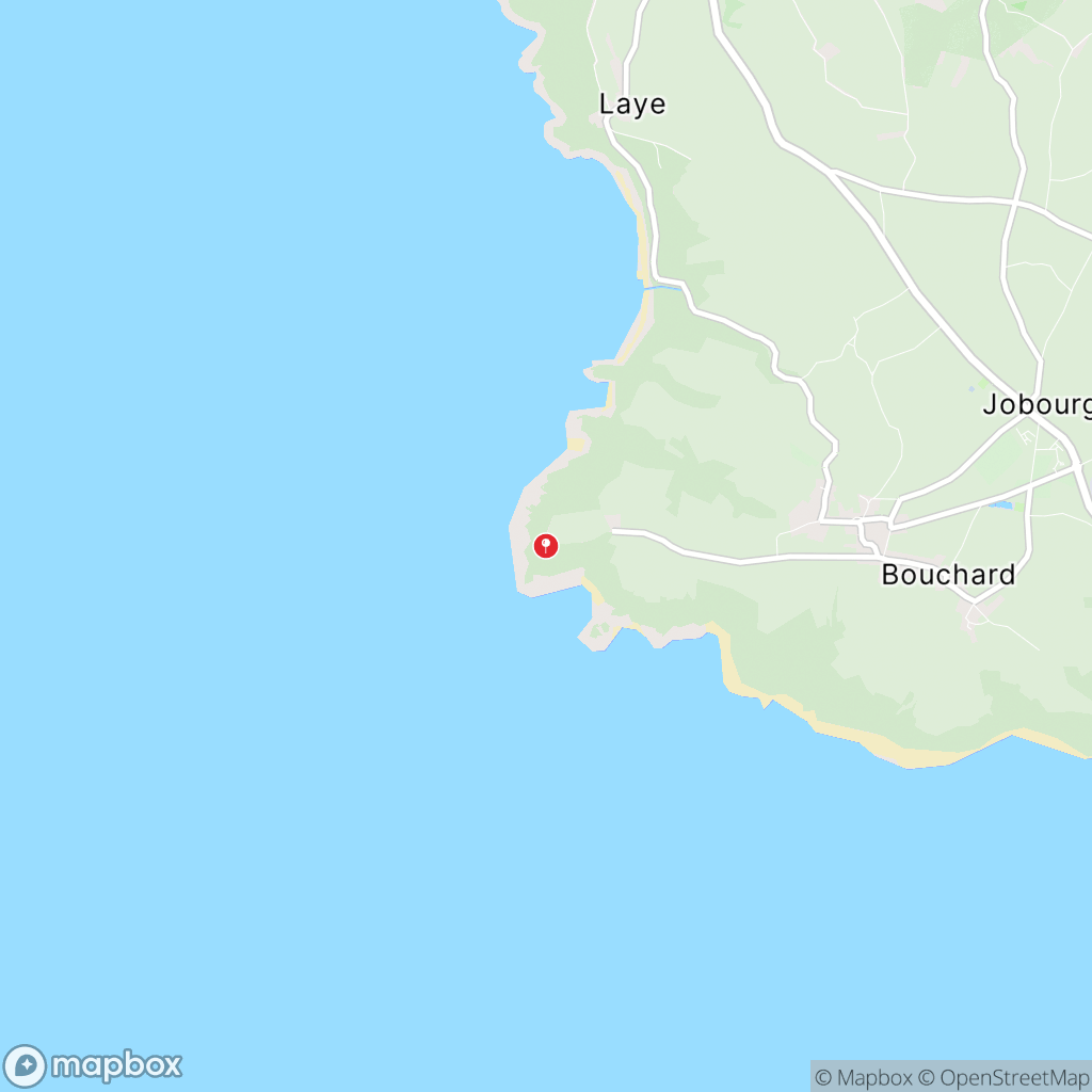 Cap de la Hague : carte des parcours de randonnée - France