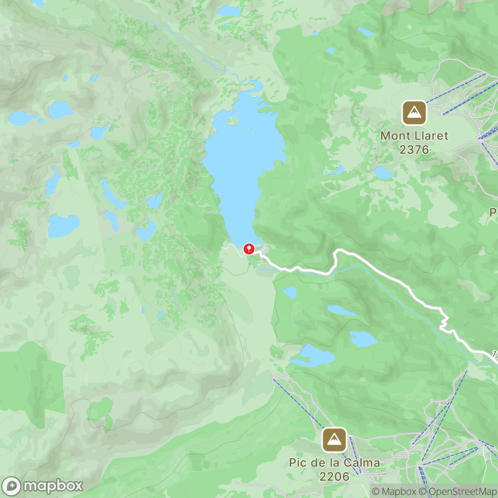 Pic Carlit : carte des parcours de randonnée - France