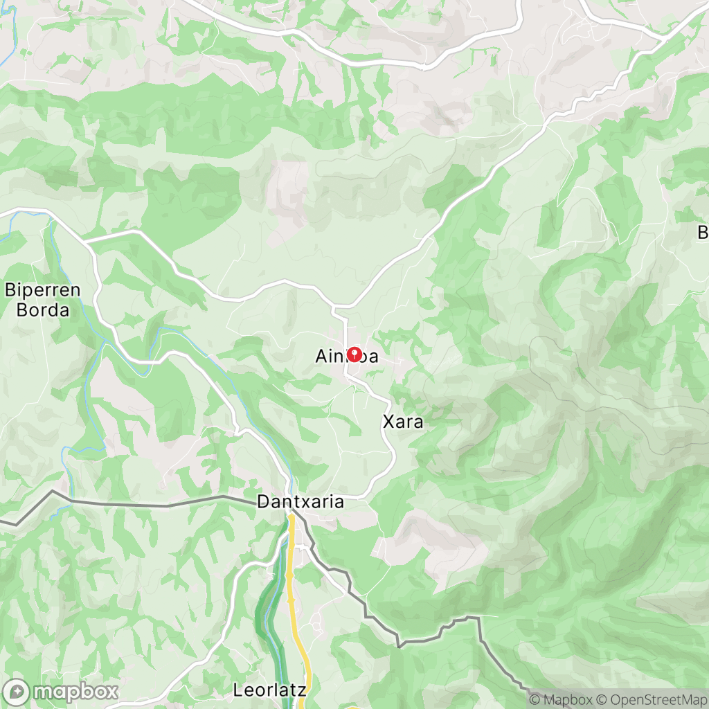 Pic du Mondarrain : carte des parcours de randonnée - France