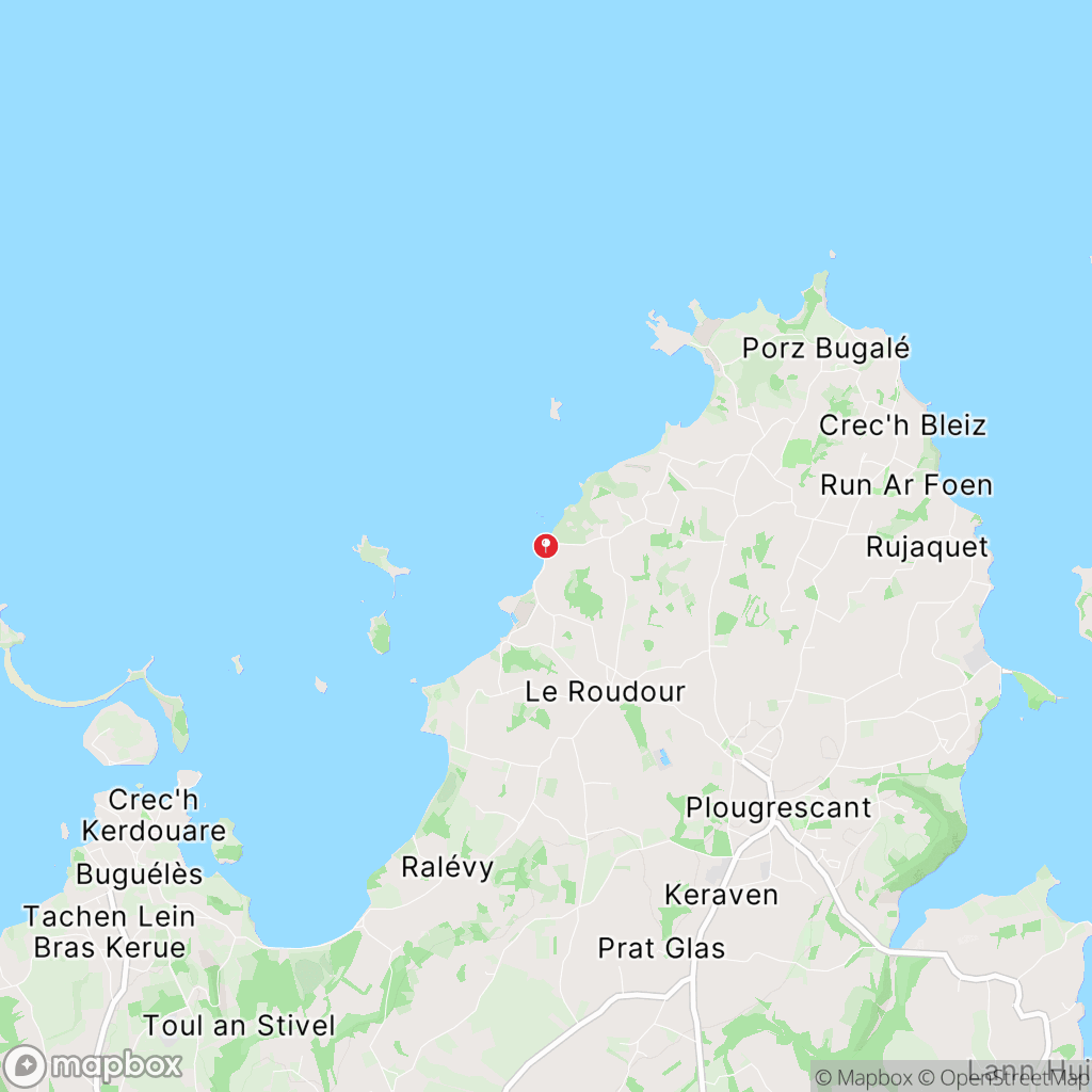 Carte de la zone de délimitation de randonnee-gouffre-de-plougrescant-bretagne