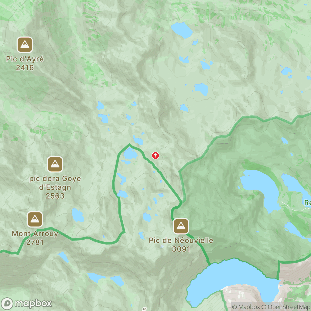 Carte de la zone de délimitation de randonnee-massif-du-neouvielle