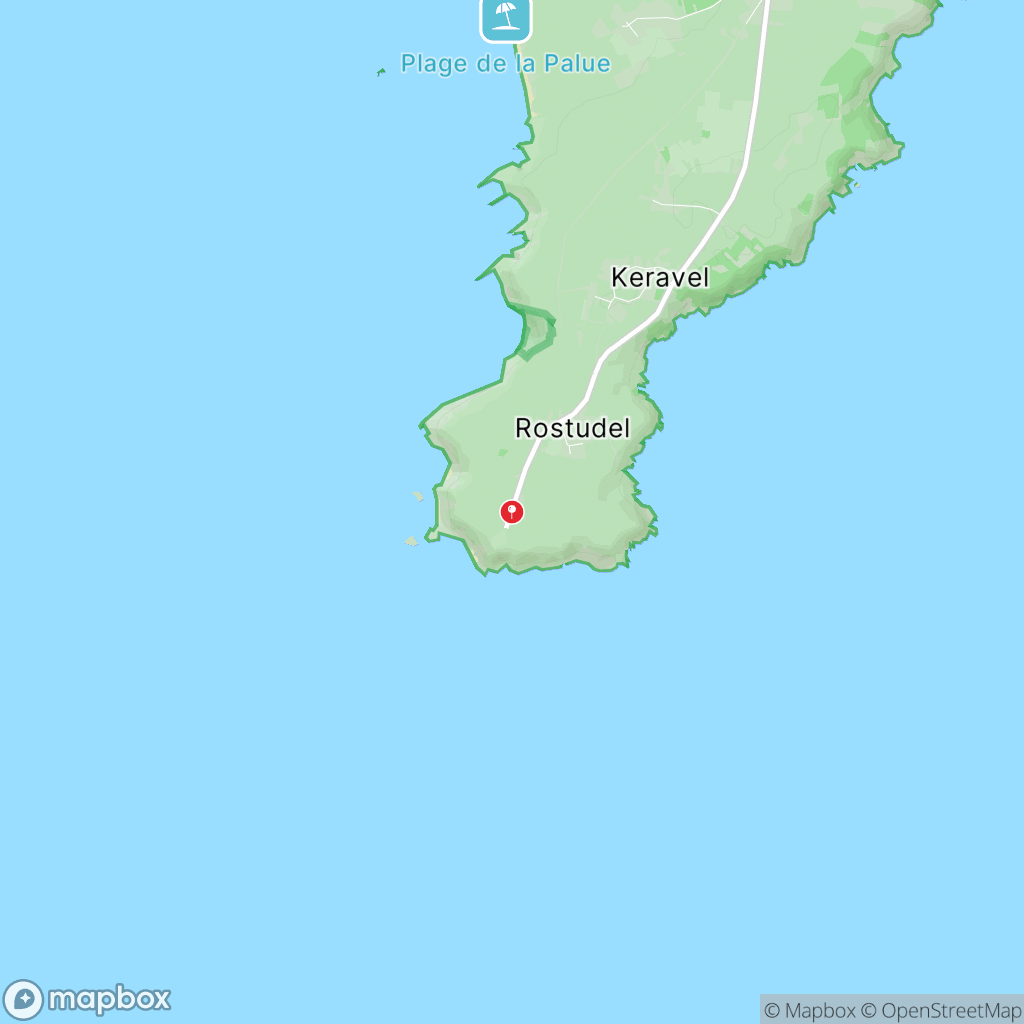 Carte de la zone de délimitation de randonnee-cap-de-la-chevre-crozon-bretagne