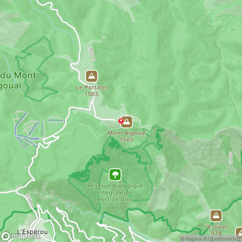 Sentier des 4000 marches : carte des parcours de randonnée - France