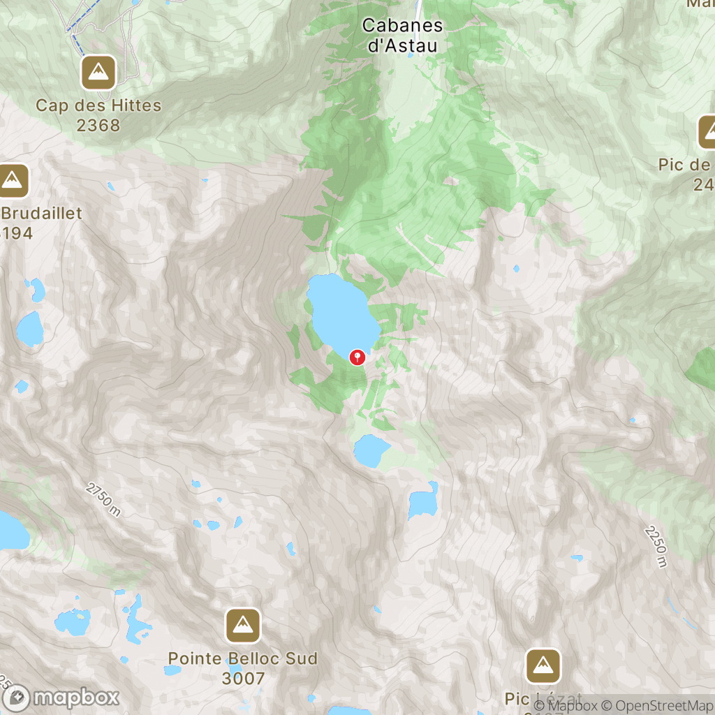 Carte de la zone de délimitation de randonnee-lac-d-oo-haute-garonne