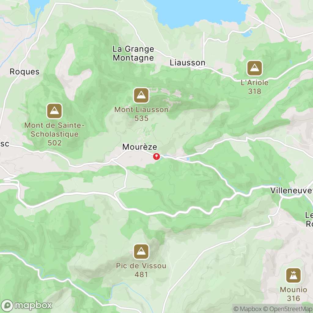 Carte de la zone de délimitation de randonnee-cirque-de-moureze-herault