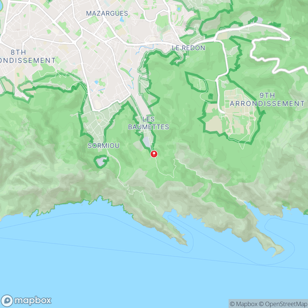 Carte de la zone de délimitation de randonnee-calanque-de-l-erevine-la-perle-de-la-cote-bleue
