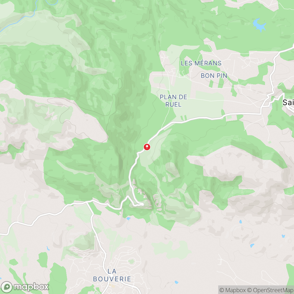 Gorges du Blavet : carte des parcours de randonnée - France