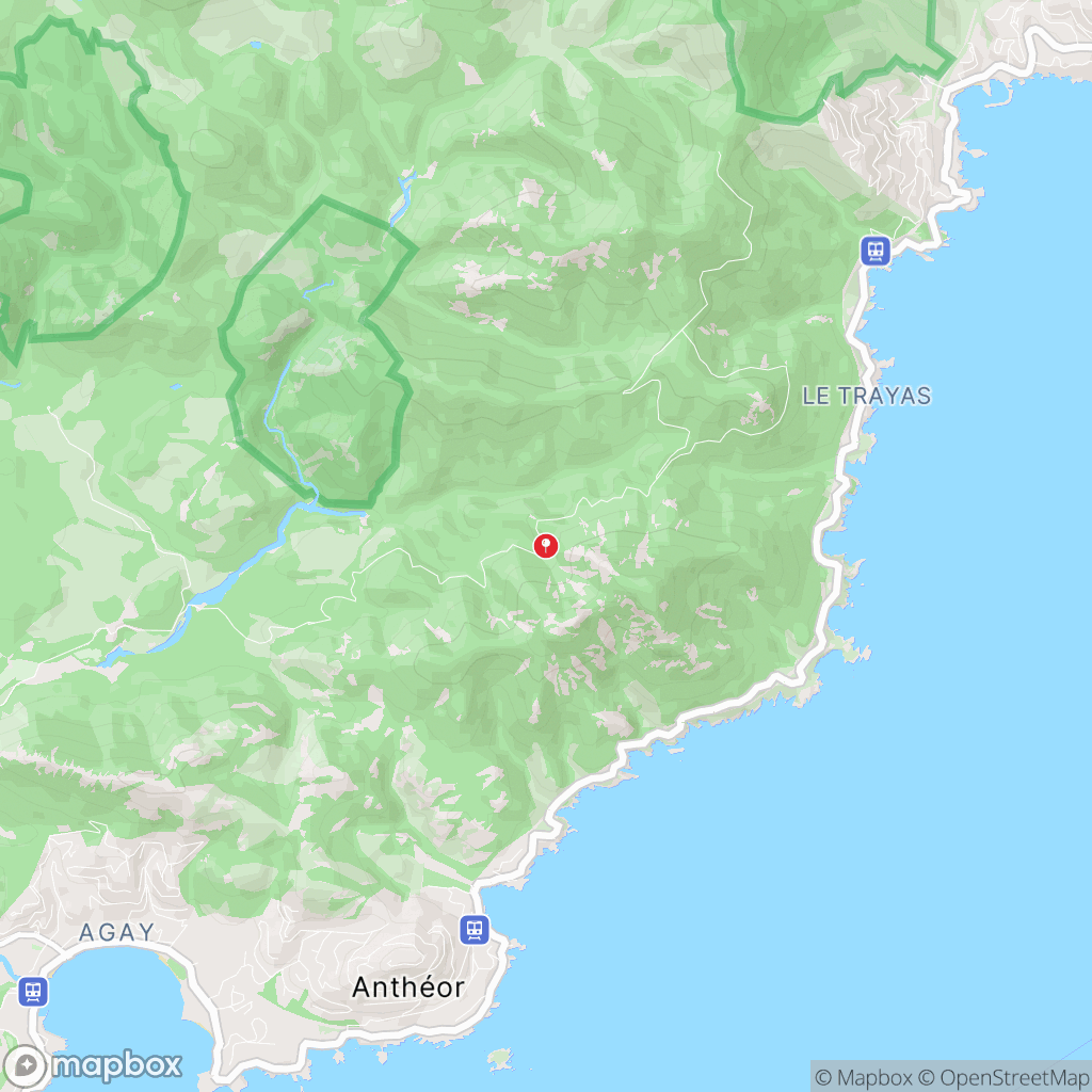 Carte de la zone de délimitation de randonnee-pic-du-cap-roux-massif-de-l-esterel