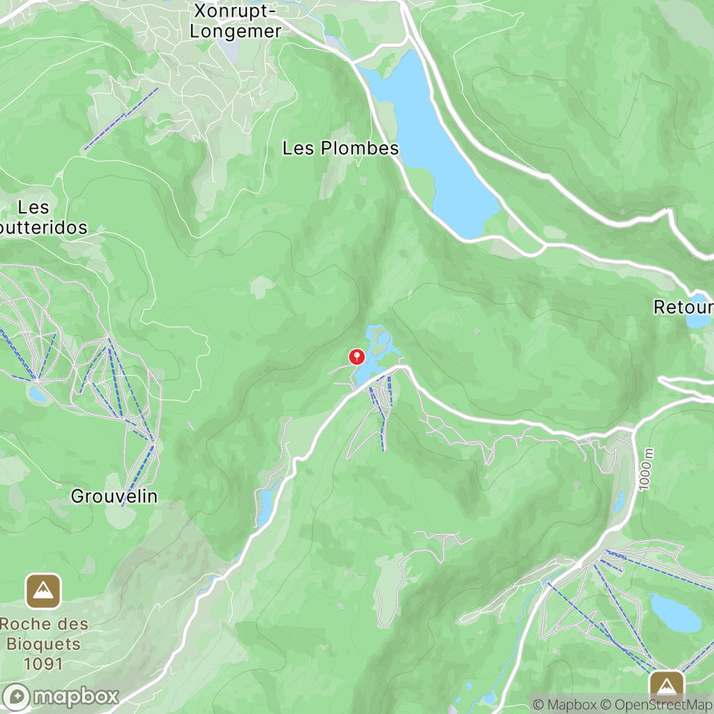 Carte de la zone de délimitation de randonnee-lac-de-lispach-vosges