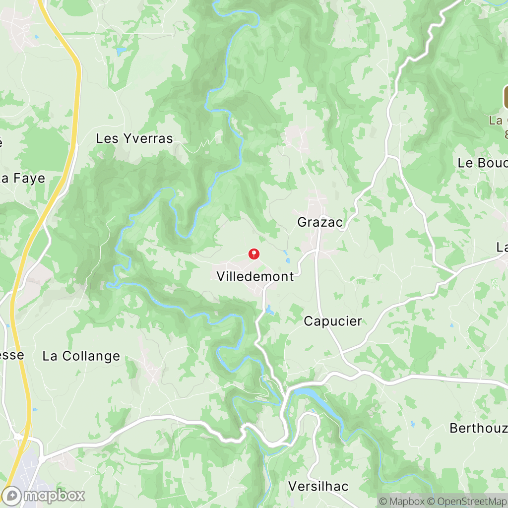 Gorges du Lignon : carte des parcours de randonnée - France