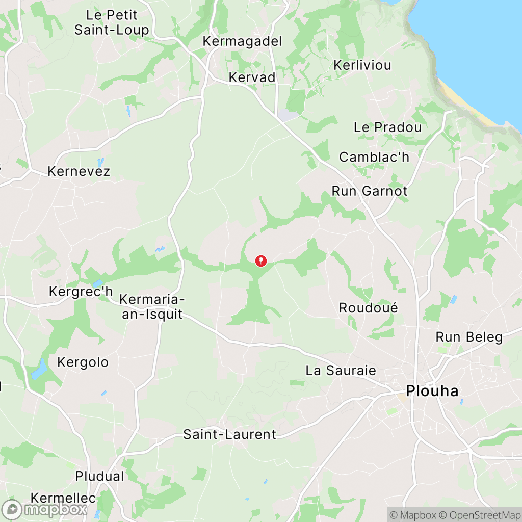 Pointe de Plouha : carte des parcours de randonnée - France