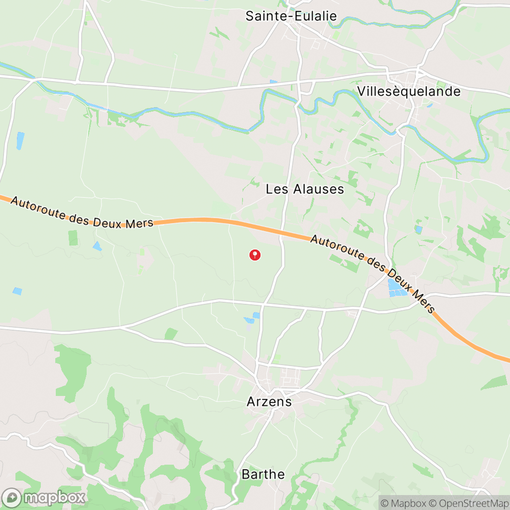 Carte de la zone de délimitation de randonnee-lacs-aude