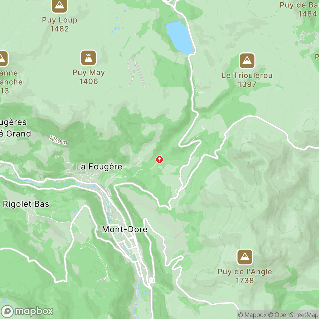 Cascade du Rossignolet : carte des parcours de randonnée - France